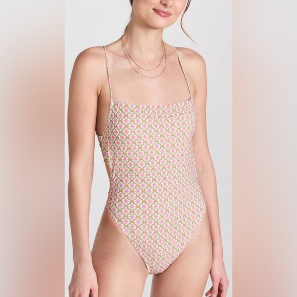 NWT Tory Burch Floral One-Piece Size S - Picture 3 of 4